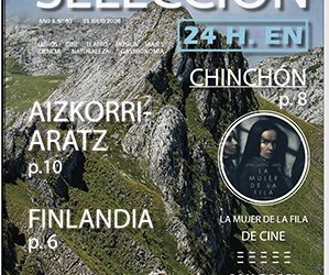 Portada de la revista Selección con paisajes montañosos y texto destacado.