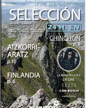 Portada de la revista Selección con paisajes montañosos y texto destacado.